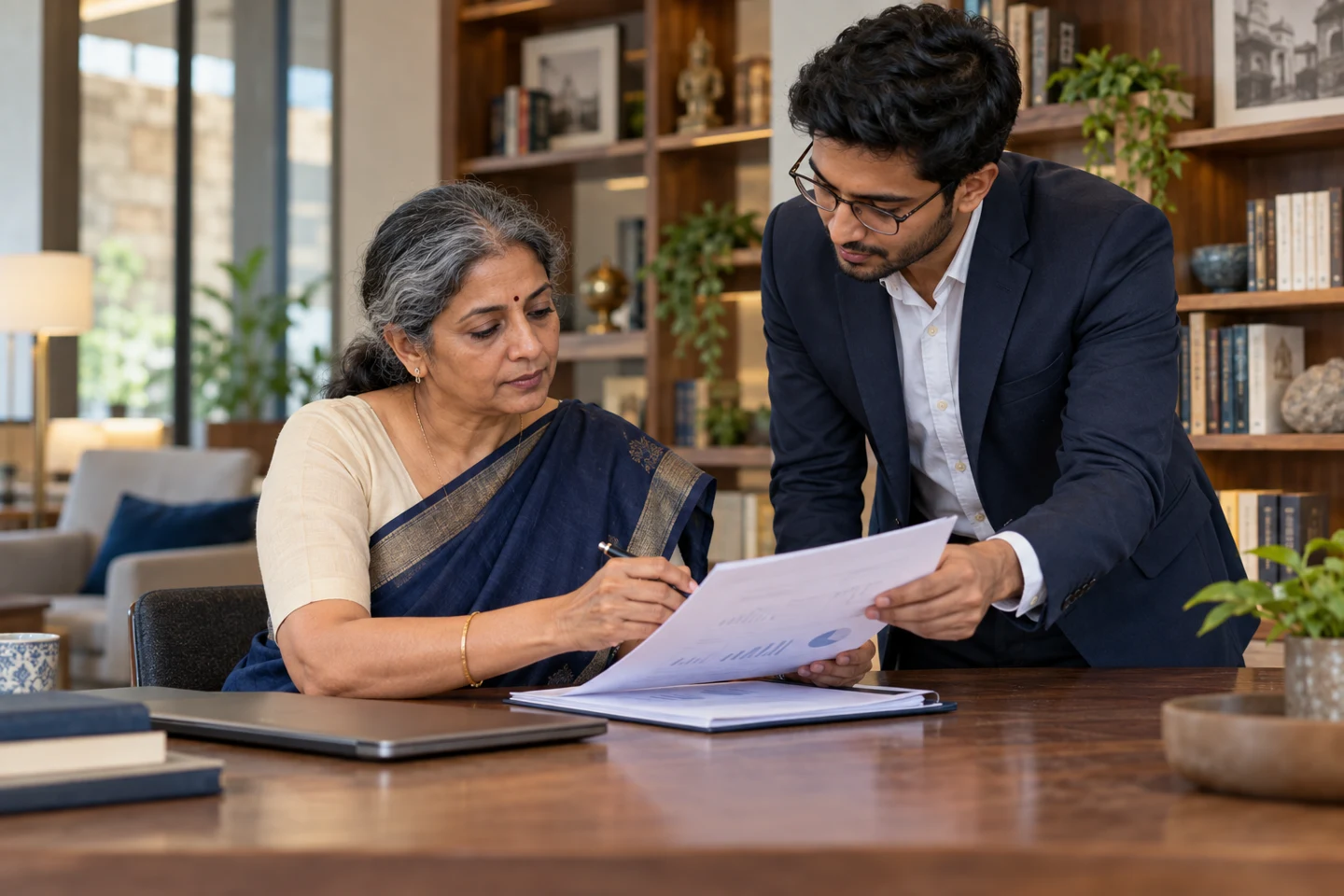 Operations colleagues evaluating an analysis